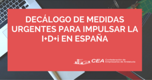 decalogo de medidas para impulsar la I+D+i en España